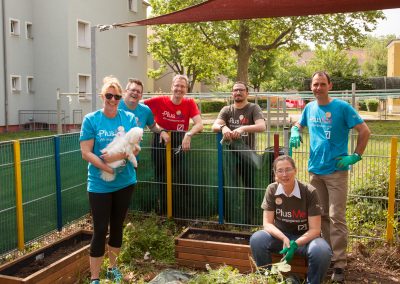Unternehmen Ehrensache, Gartenaktion im Wichtelhaus