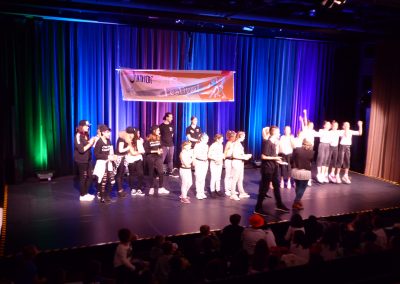 Die „Duckface Gang“ der Schlupfwinkel-HPT beim Junior Dance Festival