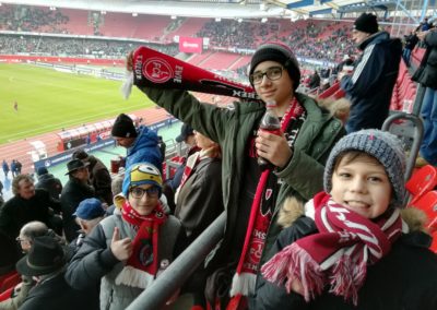 Besuch im Fussballstadion